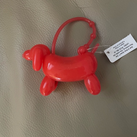 NWT** Bath And Body Works Red Balloon Weiner Dog PocketBac Holder - Picture 2 of 5